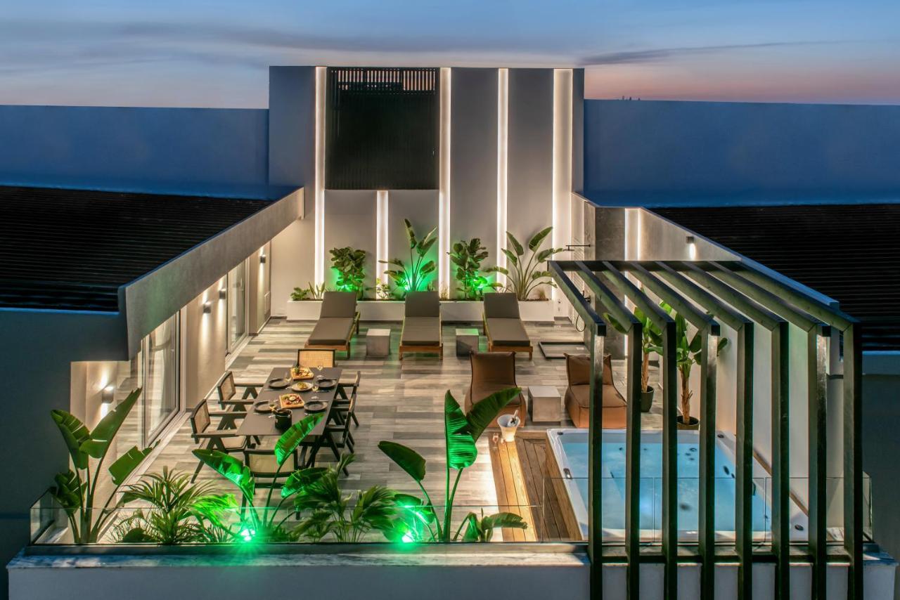 Maison Aqua Suite With Private Mini Pool Jacuzzi Hersónissos Extérieur photo